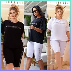 46-50,52-56 Велосипедки та футболка