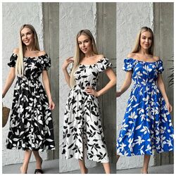 44, 46, 48, 50 сукня штапель