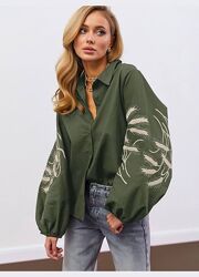 S, M, L рубашка вишиванка