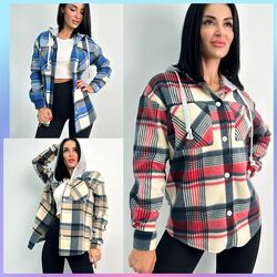 42-44, 46-48, 50-52 Жіноча флісова сорочка