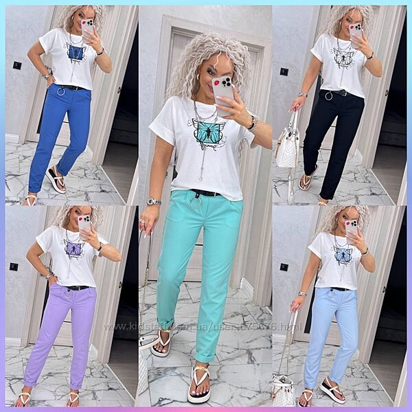 42-44, 46-48, 50-52 костюм  футболка та штани