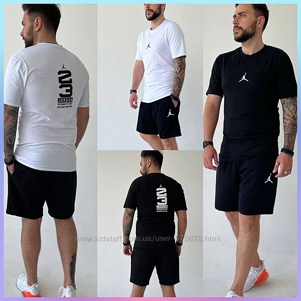 46, 48, 50, 52, 54 Чоловічий літнійкостюм футболка та шорти