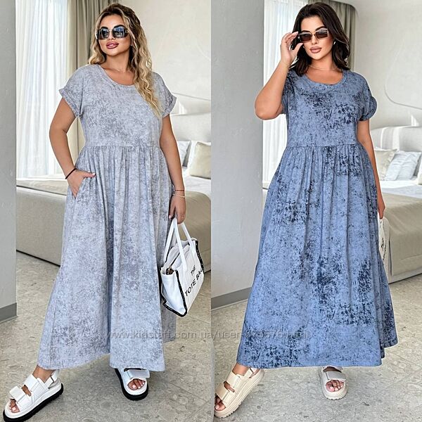 48-50, 52-54, 56-60 вільна сукня у стилі бохо