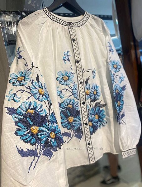 S, M, L блуза вишиванка