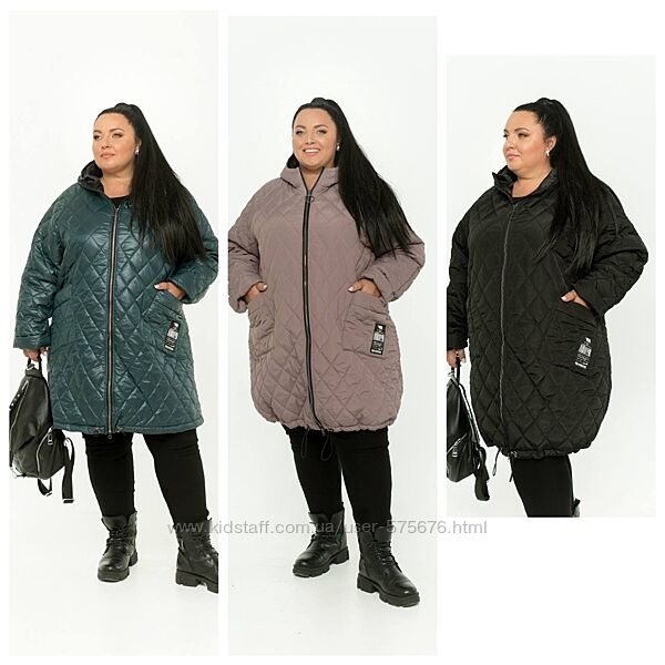 р.52 до 70р. куртка плащівка синтепон 100 підклад