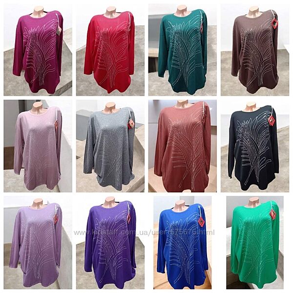 р.54-60 кофтинка 51Cotton25 rayon24 cashmere