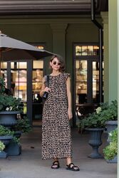 42-44.  46-48 сукня гофре віскоза лео