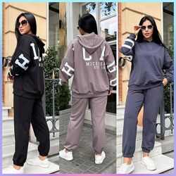 50-52, 54-56 Демисезонний костюм якісний трикотаж двохнитка