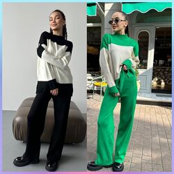 Костюм светр та брюки палаццо