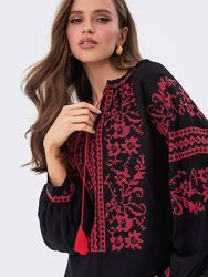 S, M, L стильна вишиванка з бавовни Туреччина