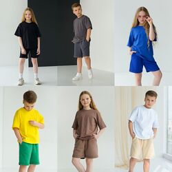 р.116 до 158р. Шорти дитячі  Оversize & Unisex
