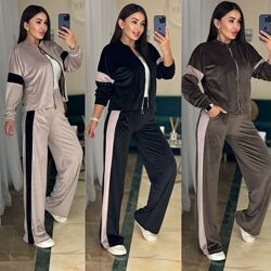S, М, L, XL спортивний костюм королівський велюр