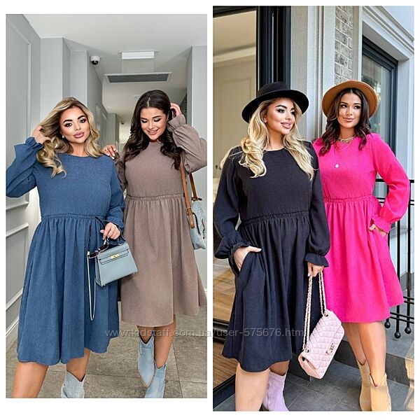 50-52, 54-56, 58-60 сукня мікро вільвет