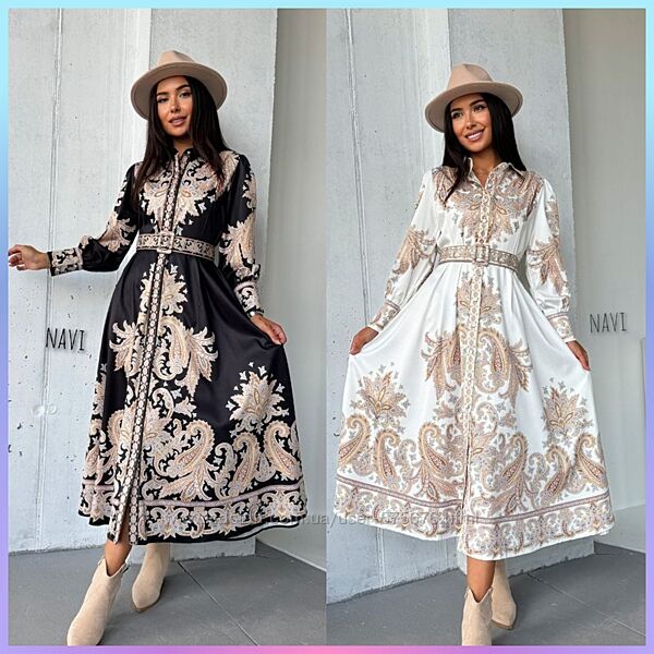 40-46 сукня софт стиль вишиванка
