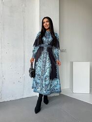 40-46 сукня софт стиль вишиванка