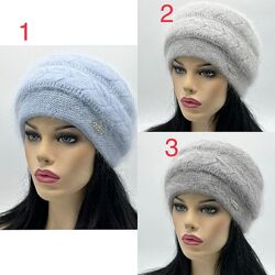 54-58 шапка ангора колосок