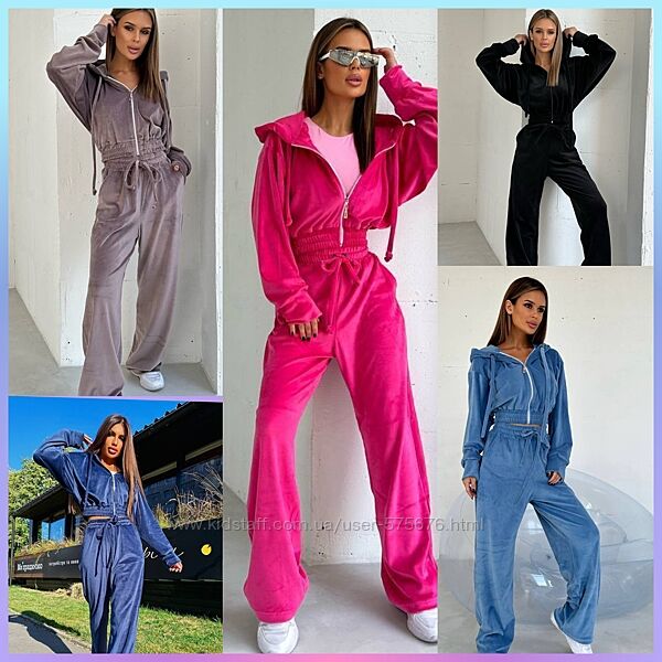 42-44, 46-48 спортивний костюм плюшевий велюр