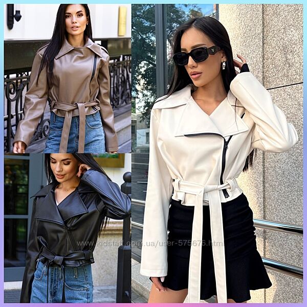 S- M, L-XL куртка еко шкіра на замші