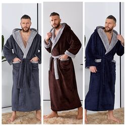 XL, 2 XL, 3 XL, 4XL халат чоловічий махровий