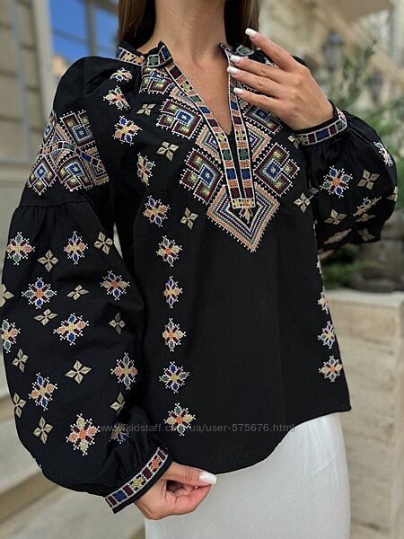 S M L блуза вишиванка