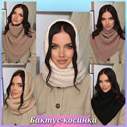 Бактус з еко хутра Тедді на флісі