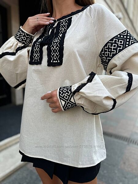 S, M, L блуза вишиванка