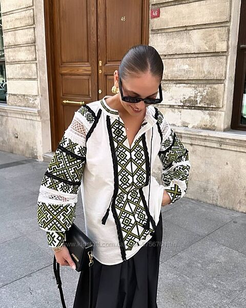 S, M, L блуза вишиванка