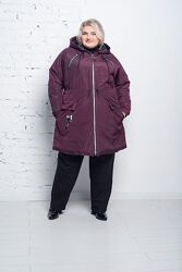 66-68, 70-72, 74-76 куртка парка плащівки на підкладці