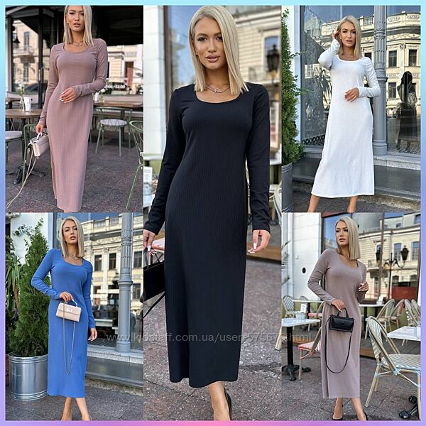 42-44, 46-48 сукня мустанг рубчик