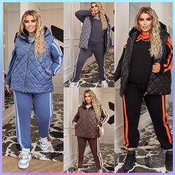 50-52, 54-56, 58-60 стильний костюм трійка