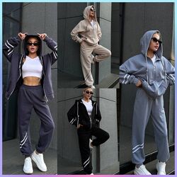 S-M, L-XL Спортивний костюм трикотаж тринитка петля піньє преміум якість