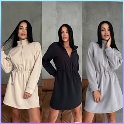 Сукня в стилі Oversize тринитка на флісі