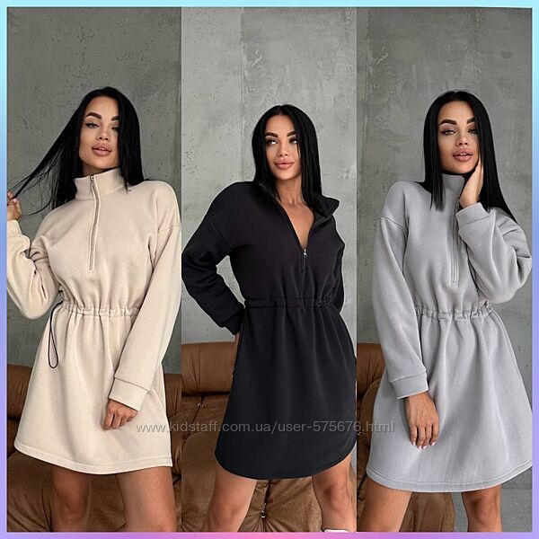 Сукня в стилі Oversize тринитка на флісі