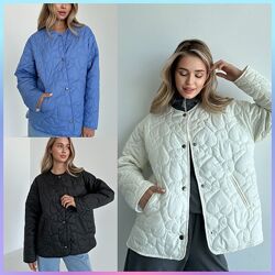 42-44, 46-48 куртка у стилі Zara плащівка лаке, синтепон 100