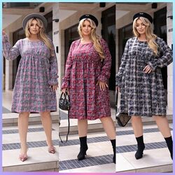 50-52, 54-56, 58-60 сукня тонка байка фланель