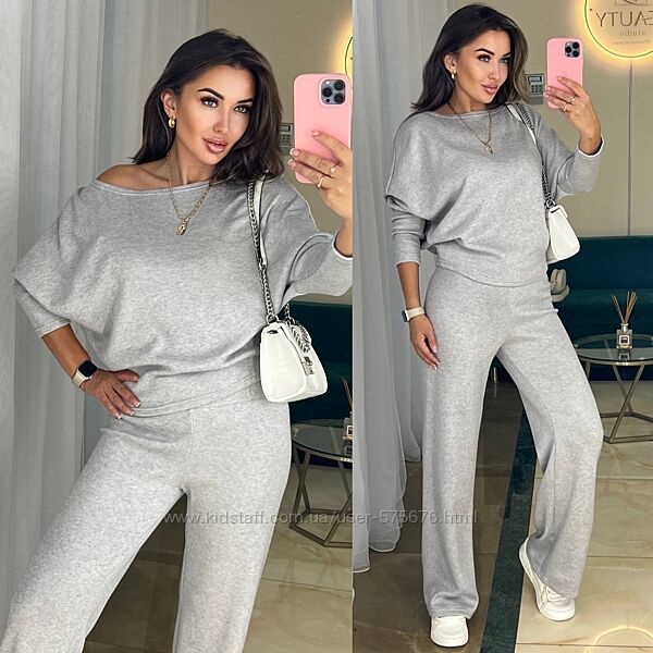 42-44, 46-48, 50-52 костюм двійка ангора двостороння