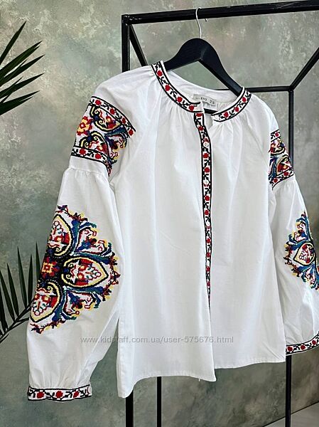 S, M, L блуза вишиванка