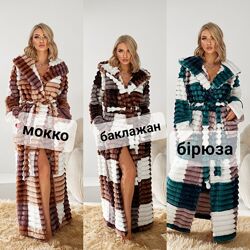 42-48, 50-54, 56-60 довгий халат найпухнастіша махра