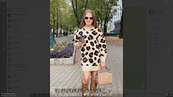 р.110 до 158р. Вязана туніка лео