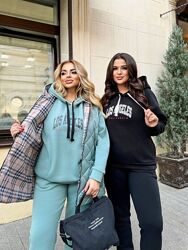 50-52, 54-56, 58-60, 62-64 стильний теплий костюм трійка