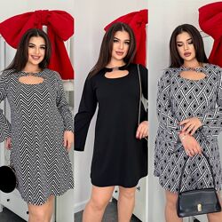 48-52, 54-58, 60-64 спокуслива сукня трикотаж