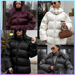 Пуховик мегакрутий ONE SIZE