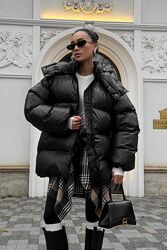 Пуховик мегакрутий ONE SIZE