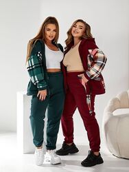 48-50, 52-54, 56-58 Спортивний костюм тринитка на флісі