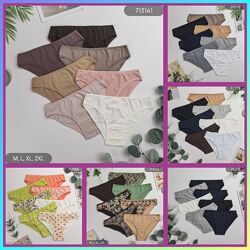 7 шт АКЦІЯ тижневки S, М, L, XL, 2XL трусики недельки Николетта Nicoletta