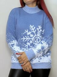 46-50 светр сніжинка