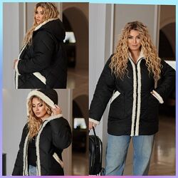 50-52, 54-56,58-60, 62-64 шикарна куртка