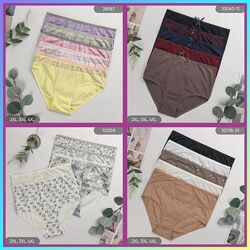 5 шт/уп 2XL, 3XL, 4XL, 5XL Nicoletta труси сліпи 
