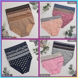 5 шт/уп 2XL, 3XL, 4XL, 5XL Nicoletta труси сліпи 