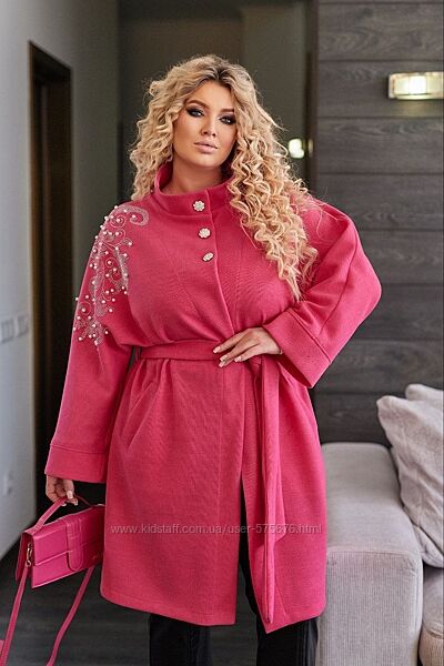 48-50, 52-54, 56-58 кардиган пальто плотна ангора та стрази